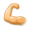 Flexed Biceps emoji on Samsung